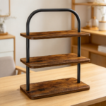 3-Tier 50-Cupcake Wood Cupcake Stand