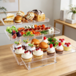 3-Pack Acrylic Dessert Table Risers - Image 2