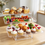 3-Pack Acrylic Dessert Table Risers