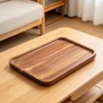 Large Acacia Wood Charcuterie Serving Tray - Image 2