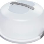 White Round Cake Server and Storage Container