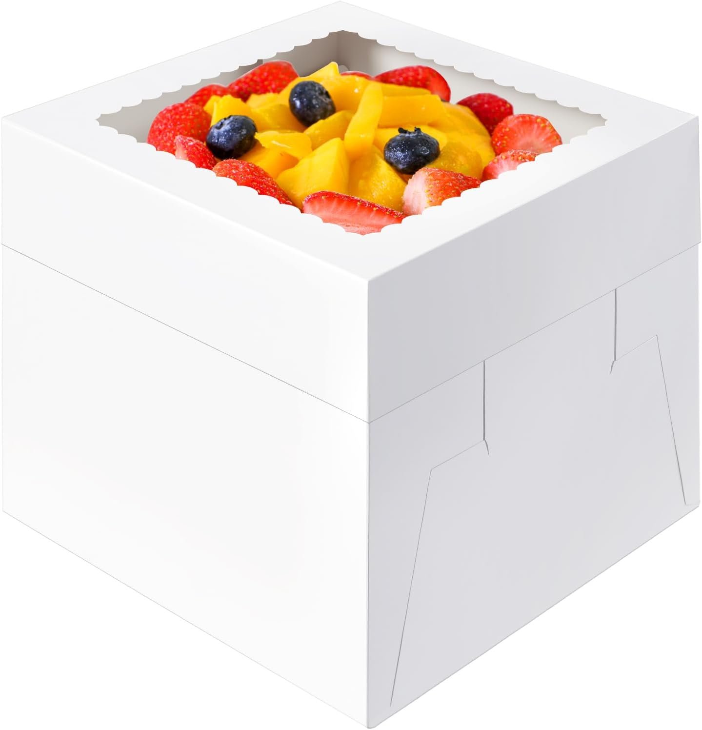 51prbEuBFSL._AC_SL1500_.jpg 10-Inch Tall Cake Box with Window - Image 1