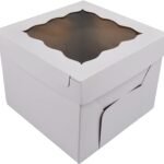 10-Piece Tall Window Cake Boxes 10x10x8