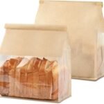 50-Pack Paper Bread Bags 11x8.7x4.3