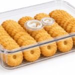 Airtight Clear Tall Cookie Container with Dual Timer