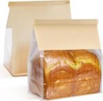 50-Pack Large Bread Bags 8.7x4.3x11