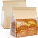 50-Pack Large Bread Bags 8.7x4.3x11