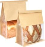 50-Pack Bread Bags with Tabs 8.7x4.3x11