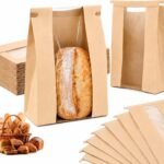 50-Pack Kraft Sourdough Bread Bags with Tin Tie