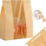 120-Pack Window Sourdough Bread Bags