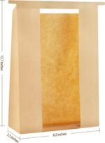 100-Pack Large Paper Bread Bags for Sourdough - Image 2