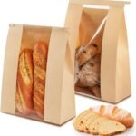 100-Pack Large Paper Bread Bags for Sourdough