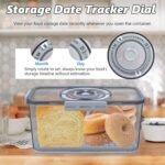 Clear Bread Box with Lid and Time Recording - Image 2